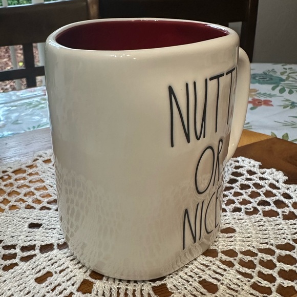 ceramic “NUTTY OR NICE” coffee mug - Picture 7 of 9